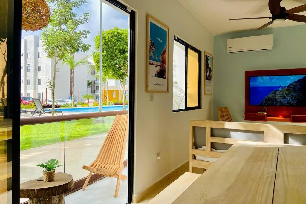 Coquillage B Apartment Cancun Luaran gambar